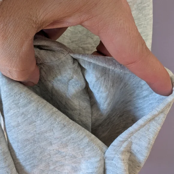 Gray Zip-Up Robe - Picture 9 of 9